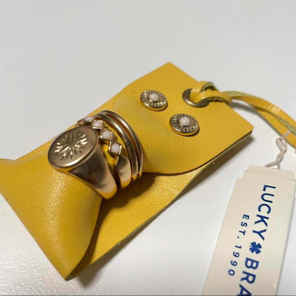 Lucky Brand earring and ring set